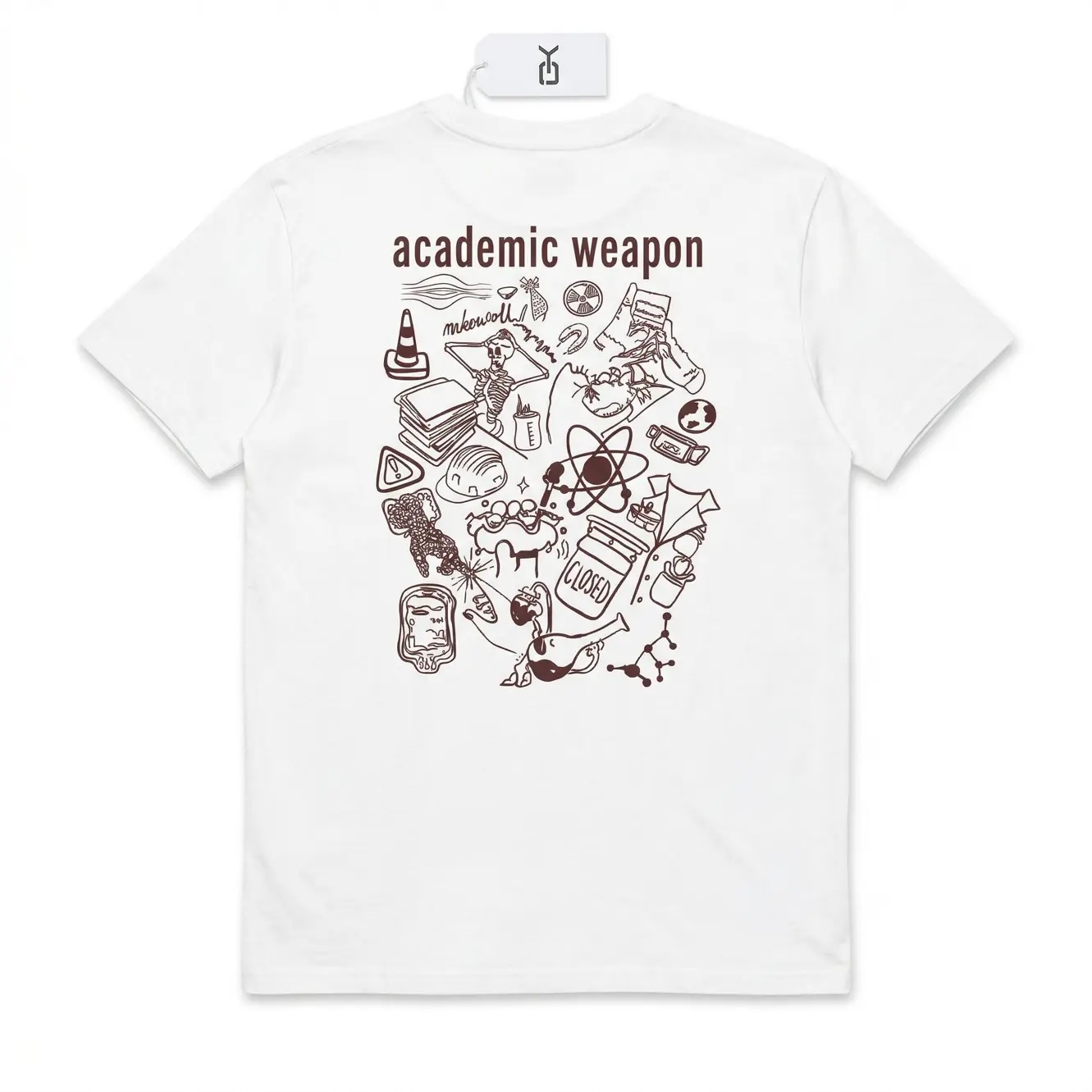 t-shirt-academic-weapon-beyaz